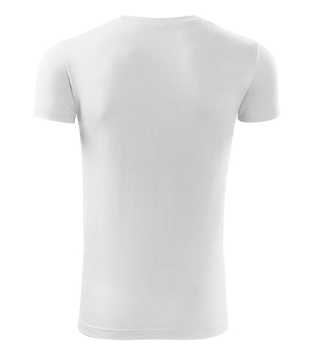 biele pánske tričko allblack zadná strana