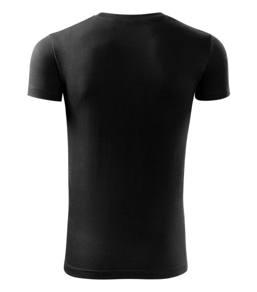 pánske čierne tričko s krátkym rukávom zadná strana allblack