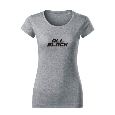 šedé dámske tričko ALLBLACK simple