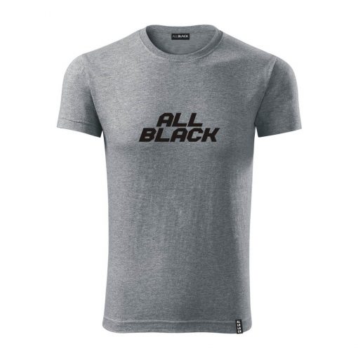 šedé pánske tričko allblack simple